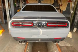 Установка насадок на глушитель DODGE CHALLENGER