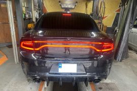 Установка насадок глушителя DODGE CHARGER